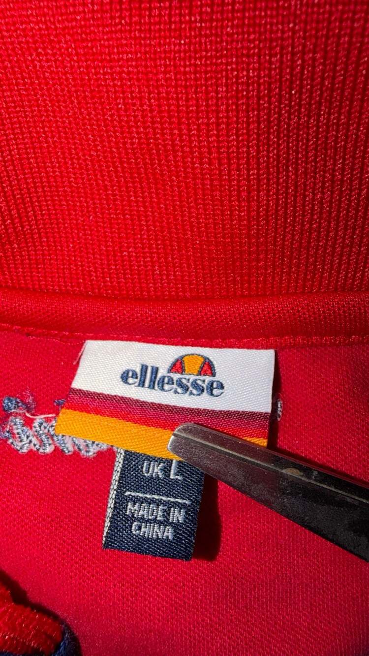 Ellesse Caprini Colorblock Track Jacket Size L - Picture 4 of 7